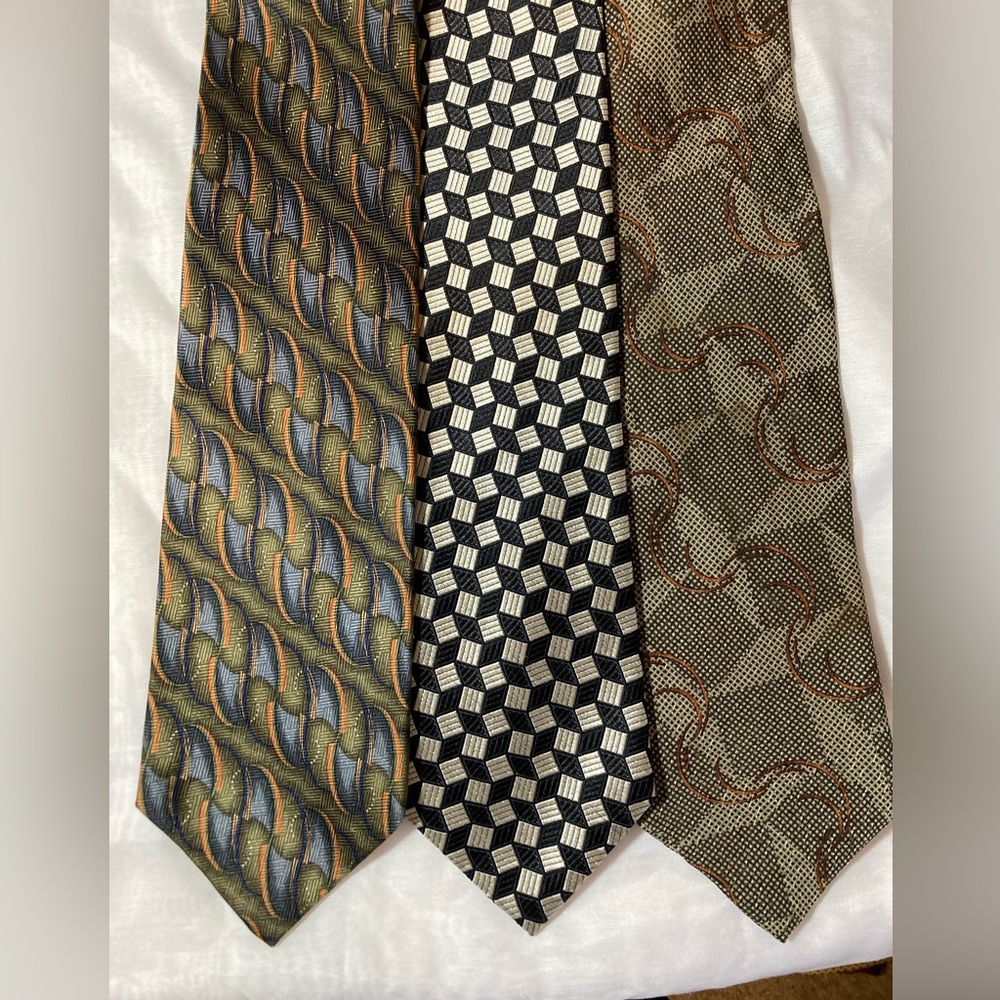 Vintage Silk Neckties, Nordstrom brand, lot of 3